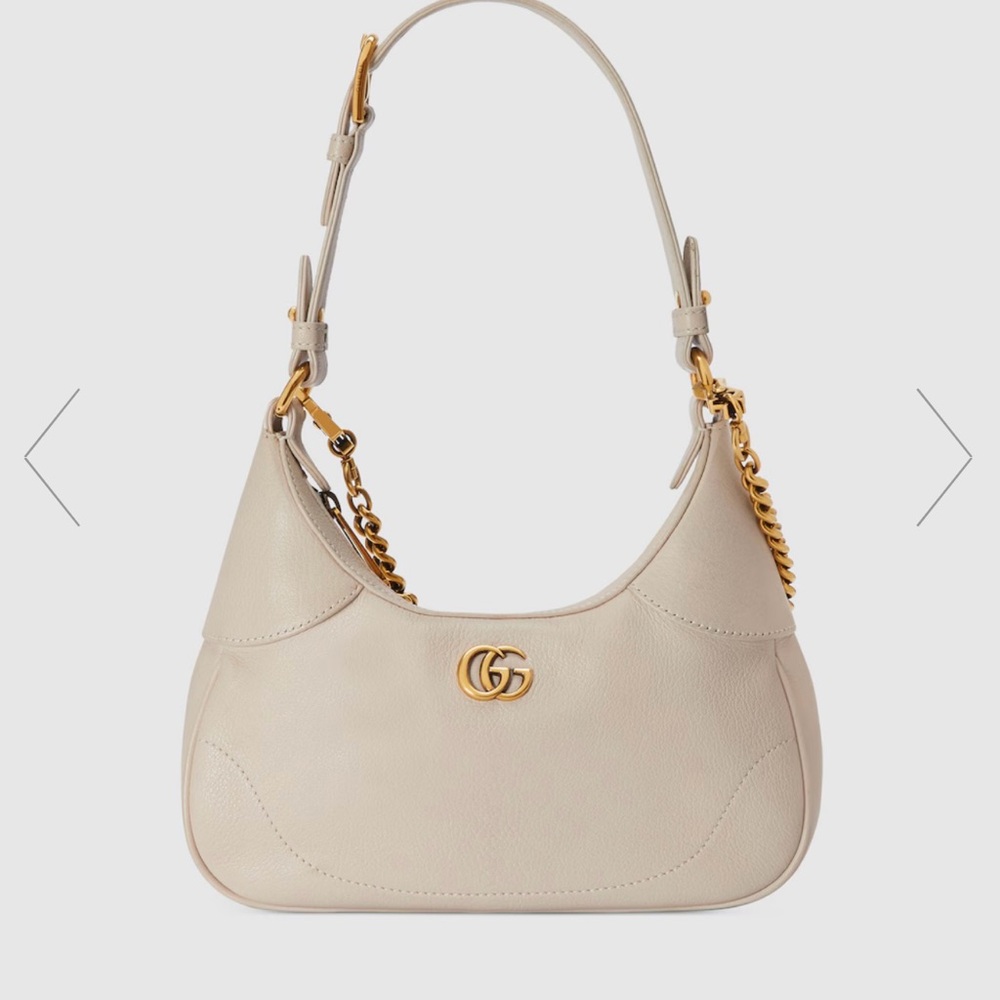 Gucci White Leather Bag